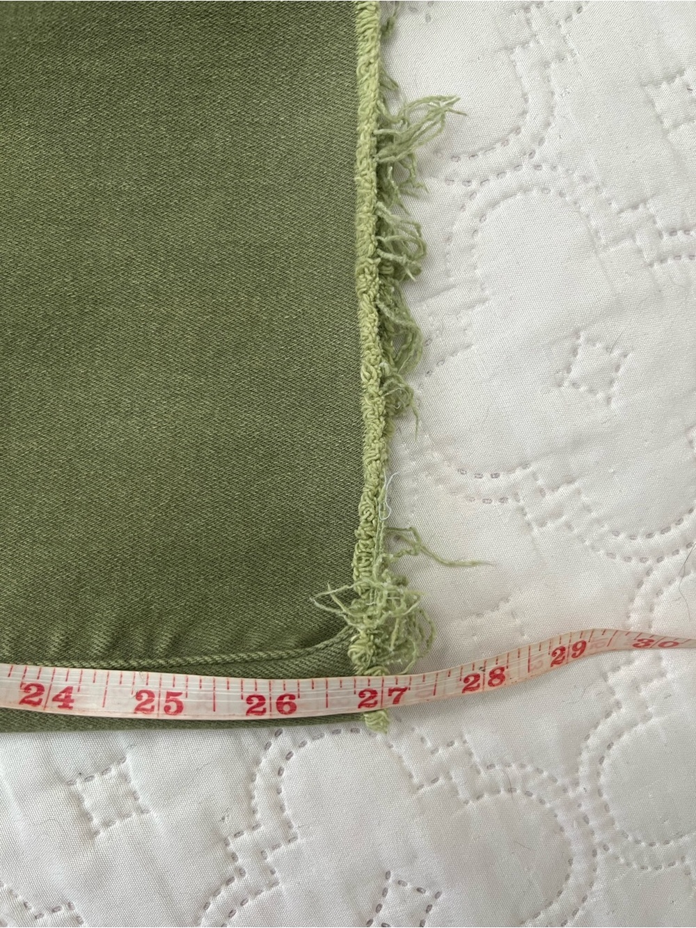MOTHER The Hustler Ankle Fray Dark Olive Jeans - Picture 10 of 17